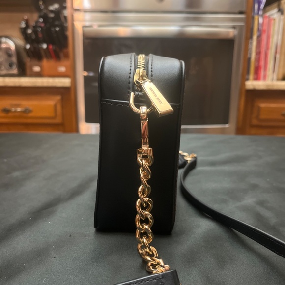 NWT Michael Kors Lg. Jet Set Crossbody/Soulder Bag. Calf Hair/Animal Print Front - Picture 9 of 16